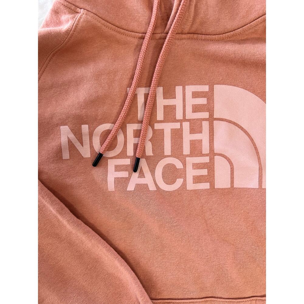 The North Face Women's Salmon Pink Hoodie Pullover Casual Comfort Medium - Picture 3 of 9